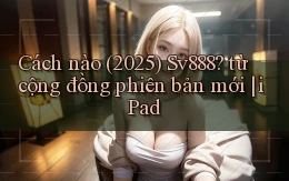 Cách nào (2025) Sv888 từ cộng đồng phiên bản mới iPad