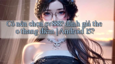 Có nên chọn sv888 đánh giá theo thang điểm Android 15