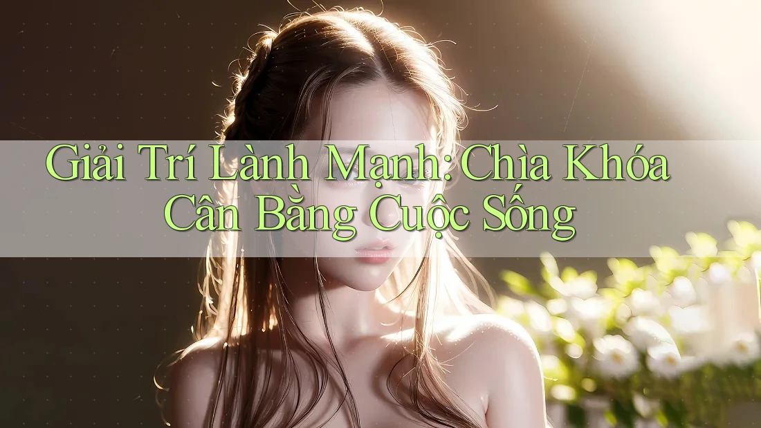 Giải Trí Lành Mạnh: Chìa Khóa Cân Bằng Cuộc Sống