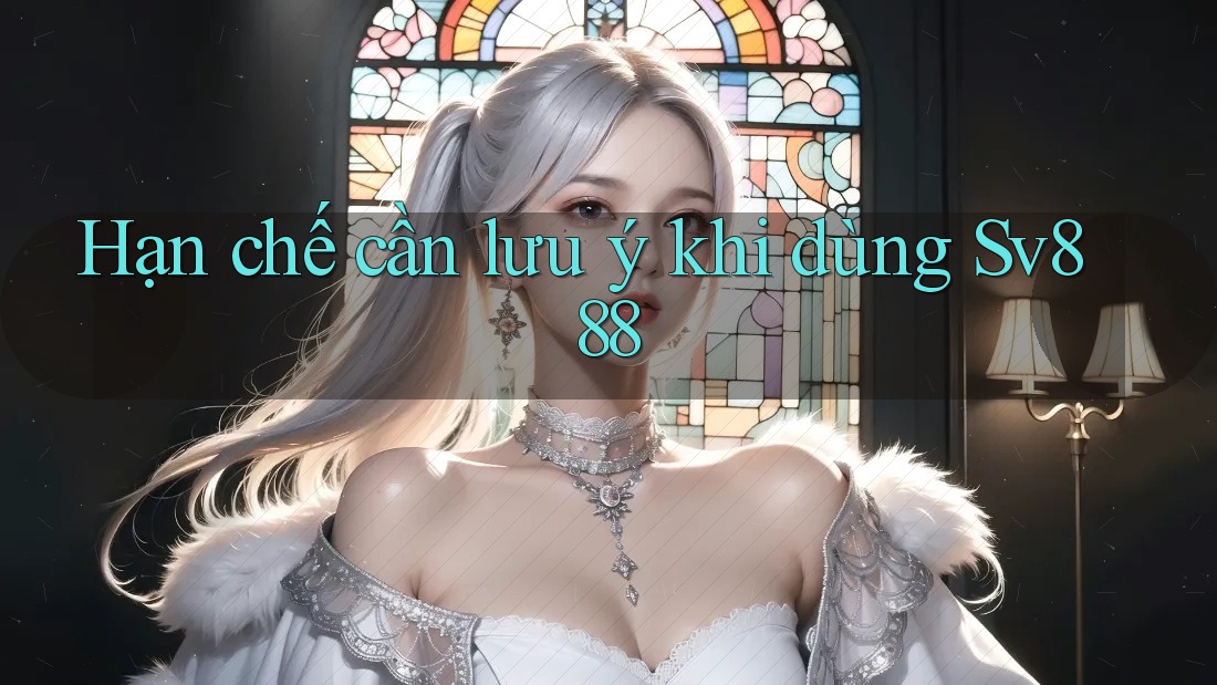 Hạn chế cần lưu ý khi dùng sv888