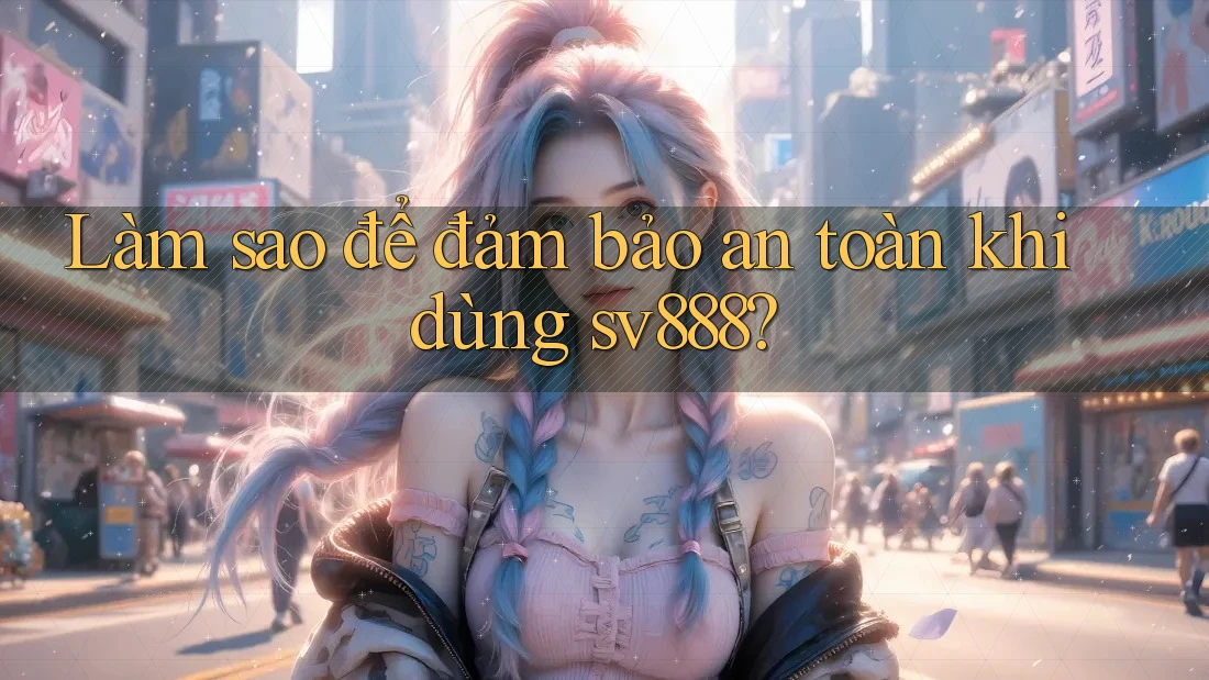 Làm sao để đảm bảo an toàn khi dùng sv888?