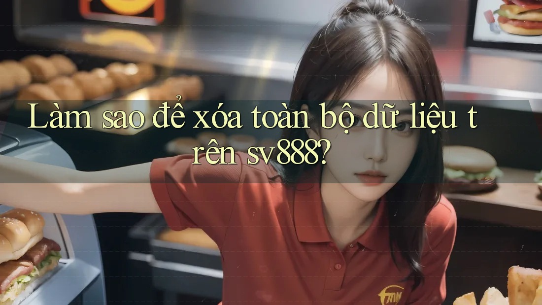 Làm sao để xóa toàn bộ dữ liệu trên sv888? Làm sao để xóa toàn bộ dữ liệu trên sv888?