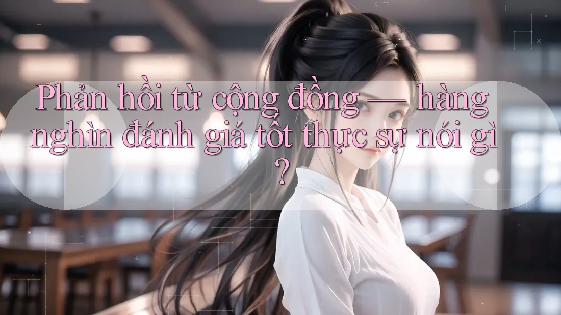 Phản hồi từ cộng đồng — hàng nghìn đánh giá tốt thực sự nói gì?