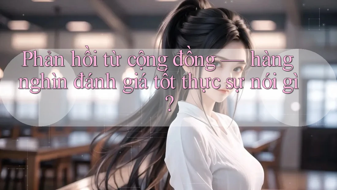 Phản hồi từ cộng đồng — hàng nghìn đánh giá tốt thực sự nói gì? Phản hồi từ cộng đồng — hàng nghìn đánh giá tốt thực sự nói gì?