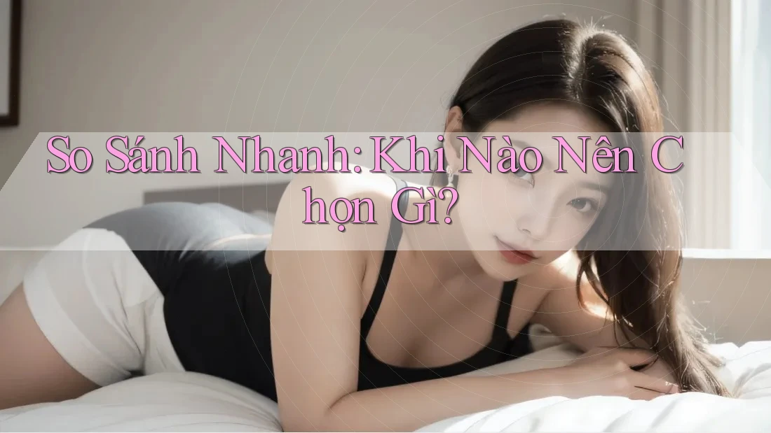 So Sánh Nhanh: Khi Nào Nên Chọn Gì?