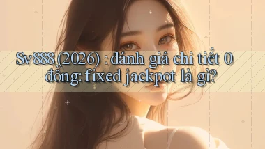 Sv888 (2026) đánh giá chi tiết 0 đồng fixed jackpot là gì
