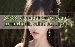 Sv888 cập nhật 2026 trên Chromebook, value bet là gì