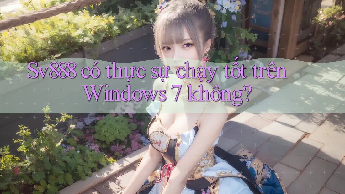 Sv888 có thực sự chạy tốt trên Windows 7 không?