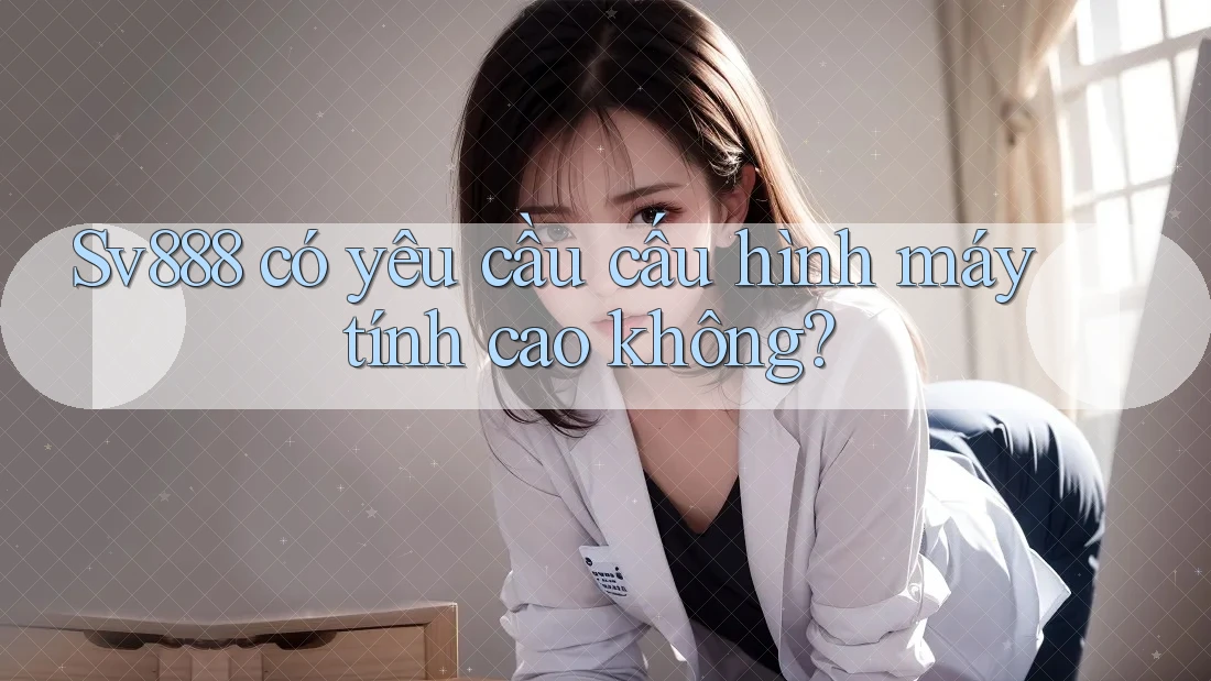 Sv888 có yêu cầu cấu hình máy tính cao không? Sv888 có yêu cầu cấu hình máy tính cao không?