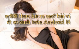 sv888 thực hư ra sao bài viết so sánh trên Android 14