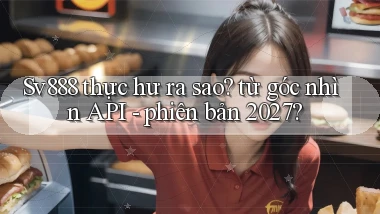 Sv888 thực hư ra sao từ góc nhìn API   phiên bản 2027