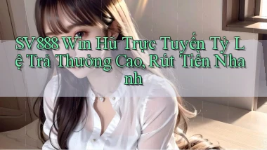 sv888  win hũ trực tuyến tỷ lệ trả thưởng cao, rút tiền nhanh