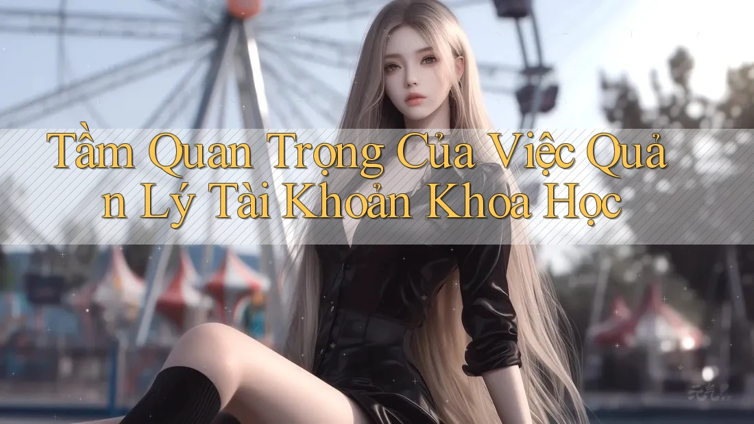 Tầm Quan Trọng Của Việc Quản Lý Tài Khoản Khoa Học